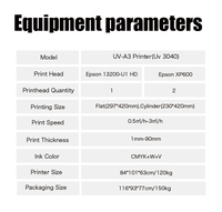 Imprimante UV A3 haute précision avec tête d'impression I3200 XP600, machine d'impression à plat UV pour cadeaux personnalisés, impression sur acrylique et cuir