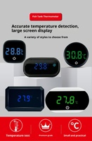 Thermomètre numérique pour aquarium 2026 en promotion avec contrôle tactile, affichage LCD de la température, format mini pour aquarium et terrarium de tortues