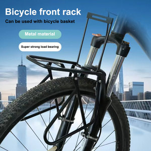<span class=keywords><strong>Porte</strong></span>-bagages <span class=keywords><strong>Avant</strong></span> Vélo Acier Pour <span class=keywords><strong>VTT</strong></span> et Route, <span class=keywords><strong>Porte</strong></span>-bagages Pique-nique Accessoires de Cyclisme Résistants - Product Image 2