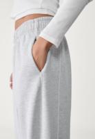 Pantalon de jogging gris grande taille pour femmes pantalon de course ample et décontracté pantalon de survêtement de sport avec poches pantalon vente en gros personnalisé