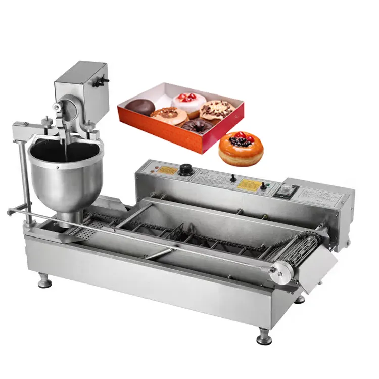 Otomatik maya donut ekstrüder kesici makine donuts yapmak topları yapmak için donuts hamur çörek yapma makinesi