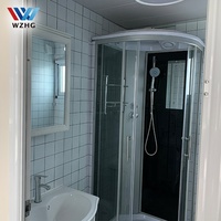 Maison préfabriquée portable décorative et économique, villa préfabriquée, maison conteneur, 3 chambres à coucher, à vendre pour Adu