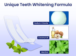 Logotipo personalizado en el hogar Resultados visibles Sensibilidad cero Precio al por mayor Tiras blanqueadoras de dientes - Product Image 6