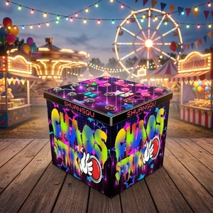 Juego de Arcade <span class=keywords><strong>Strike</strong></span> Light que funciona con monedas, máquina de juego Chaos <span class=keywords><strong>Strike</strong></span>-a-Light Naughty Beans para 4 jugadores, equipo de entretenimiento en inglés - Product Image 1