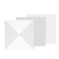 Plafond en grille d'aluminium ignifuge moderne et tendance pour salon et bureau, fonction imperméable