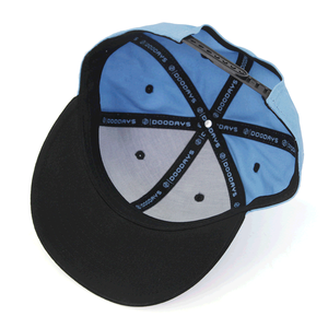 بيع بالجملة مخصص 3D شعار مطرز الموضة الرياضة سناباك فاخرة بيسبول 6 لوحة حافة مسطحة مزودة كاب للرجال - Product Image 6