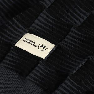 Personalizado de alta calidad de moda de los hombres lisos a cuadros de ropa de punto jersey de cuello redondo suéter de color sólido - Product Image 3