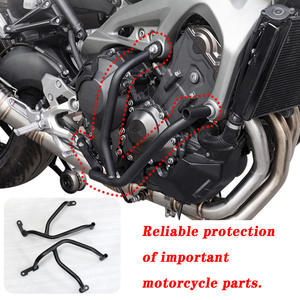 ヤマハ XSR900 FZ09/<span class=keywords><strong>MT</strong></span>-09 FJ09/<span class=keywords><strong>MT</strong></span>-09 TRACER カーボンスチール製バンパー エンジン クラッシュバー モデル オートバイ エンジンガード アクセサリー - Product Image 3