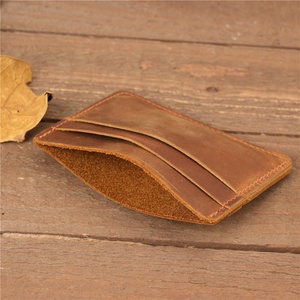 Portefeuille en cuir pour homme personnalisé, minimaliste, avec poche avant, porte-cartes et porte-monnaie, design fin - Product Image 2