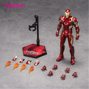 Zd Toys <span class=keywords><strong>Iron</strong></span> <span class=keywords><strong>Man</strong></span> Originale Genuino Marvel Edizione 10° Anniversario - <span class=keywords><strong>Iron</strong></span> <span class=keywords><strong>Man</strong></span> Mk46 Non Luminoso 1/10 Action Figure con Articolazioni Mobili - Product Image 2