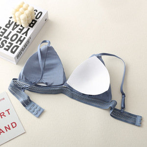 Reggiseno <span class=keywords><strong>a</strong></span> <span class=keywords><strong>triangolo</strong></span> aderente in cotone con cinturino 2 gancio Sexy - Product Image 6