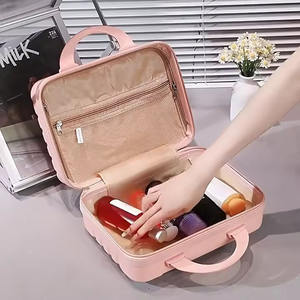 Sac de toilette miniature tendance de 14 pouces, léger, imperméable, boîte à mot de passe portable, fermeture à glissière, petite <span class=keywords><strong>valise</strong></span> - Product Image 5