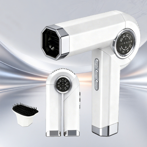 Secador de Pelo Portátil Plegable de Alta Velocidad con Motor AC de 1400W, Bajo Ruido, Iones Negativos, Aire Frío y Caliente, Modelo Privado para Hogar y Salón - Product Image 1