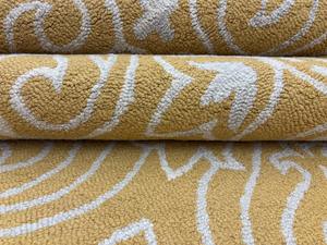 พรมขนสัตว์ทำมือลายคิลิม ขนยาว ดีไซน์ดอกไม้ทันสมัย ป้องกันไฟฟ้าสถิต เป็นมิตรกับสิ่งแวดล้อม สำหรับห้องนั่งเล่นสไตล์อินเดีย - Product Image 3