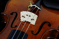 Professional Handcrafted Violin 4/4 with Quality Strings & Bridge, Rich Resonance Sound