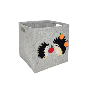 New Cube Folding Storage Box Clothes Storage Basket Felt Cloth Fabric Foldable Storage Bins For Nursery Toys