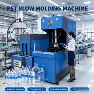 Máquina Semiautomática de Moldeo por Soplado y Estirado de PET de 2L y 1 Cavidad, Ahorradora de Energía, para Jugos - Product Image 3