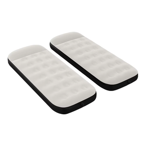 Camping Air Matelas Voyage Lit Coussin De Couchage Anti-Fuite <span class=keywords><strong>Gonflable</strong></span> avec Surface Épaissie Construit <span class=keywords><strong>Oreiller</strong></span> pour La Maison SUV Camion R - Product Image 2