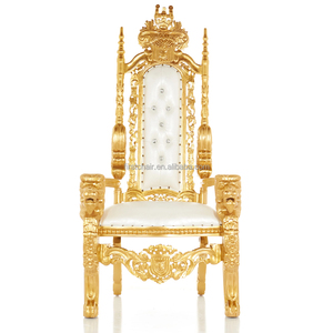 Wholesale Luxury Modern Resin King Throne <strong>Chairs</strong> <strong>Stackable</strong> Event <strong>Chairs</strong> for Hotels Banquets Weddings Parties <strong>Dining</strong> Living Bar - Product Image 2