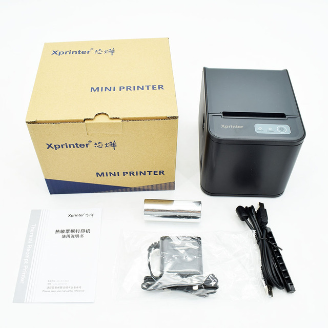 Cheap Xprinter XP-80TS Thermal Receipt Printer 80mm with USB Lan Ethernet POS Printer