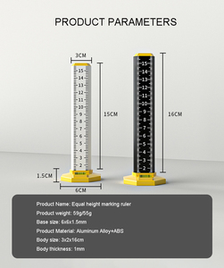 Thép Ánh sáng Keel san lấp mặt bằng công cụ đặc biệt cai trị bằng chiều cao mức độ tường gạch đặt và sàn gạch đặt công cụ - Product Image 2