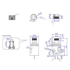 Módulo láser acoplado de fibra UV de alta potencia de 405nm 1W Mini láser azul de vidrio óptico para grabado láser - Product Image 5