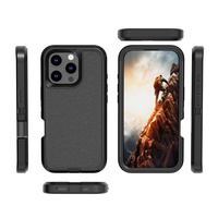 Coque de protection robuste antichoc avec clip ceinture pour iPhone 14 15 16 17 – Étui de téléphone portable haute protection