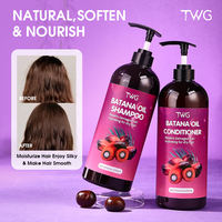 TWG RTS Batana sampo dan kondisioner minyak rambut pencerah halus antiketombe set perawatan rambut minyak Batana Hydrating