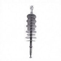 Isolateur de suspension composite polymère Oumude FXBW-36/70 35 kV, dispositif de protection contre la foudre pour la support des lignes de transmission aériennes