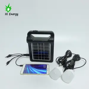 Faltbare Solar Energy Panel System Camping lampe mit USB-Ladegerät für Handys