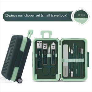 Coffret de coupe-ongles professionnel portable en acier inoxydable IStapromo Gifts avec logo personnalisé, impression UV écologique, 7 en 1 - Product Image 4