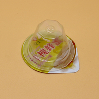 20g Récipient de trempage de sauce en plastique PP transparent 22g Tasse de miel de gelée en plastique jetable avec couvercle