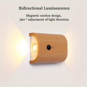 Fábrica al por mayor LED Cuerpo humano Inducción Luces nocturnas inteligentes <span class=keywords><strong>Sensor</strong></span> interior Luz de pared - Product Image 3