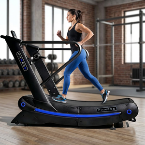 Commercial Fitness Non-motorized Speed Fit Self-generated Curved Running Machine WD-EM7900A WD-EM7900A - Product Image 1