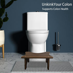 Productos de tendencia 2024, recién llegados, orinal Squatty de madera, taburete de altura ajustable para inodoro para adultos - Product Image 2