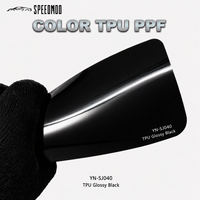 Film de protection SPEEDMOD noir brillant effet piano en TPU PPF 7,5 mil auto-réparant pour protection profonde de la carrosserie 1,52 m x 15 m Fournisseur en gros
