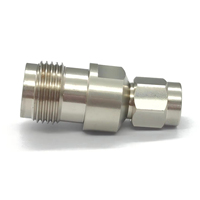 Adaptateur coaxial RF haute fréquence S MA/TNCA-JKG 50 Ohm, connecteur à ondes millimétriques 10 MHz-18 GHz avec VSWR 1,15:1 en acier inoxydable
