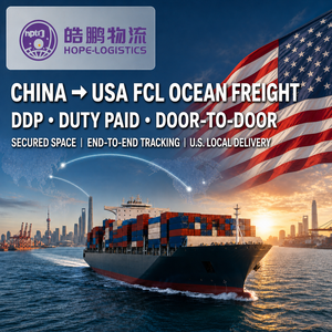 Agente <span class=keywords><strong>de</strong></span> Transporte Marítimo FCL <span class=keywords><strong>de</strong></span> China a Estados Unidos, Contenedor <span class=keywords><strong>de</strong></span> 40 Pies/40HQ, Envío a América con Despacho <span class=keywords><strong>de</strong></span> Aduanas, Puerta a Puerta, <span class=keywords><strong>Seguimiento</strong></span> en Tiempo Real - Product Image 1