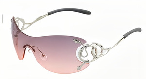 Gafas de Sol de Lujo Estilo Vintage Degradado Y2K, Gafas de Sol Unisex sin Montura de una Pieza con Protección UV400 - Product Image 5