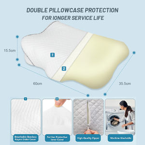 Nouveau design Smart Bluetooth app pour surveiller la musique <span class=keywords><strong>oreiller</strong></span> <span class=keywords><strong>mousse</strong></span> à mémoire Massage ergonomie Anti-ronflement <span class=keywords><strong>oreiller</strong></span> - Product Image 3