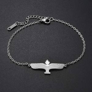 Etching Arameans-pulsera de Aramean para hombre y mujer, brazalete de joyería, bandera aramea - Product Image 4