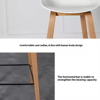 JP moderne Simple chaise de Bar luxe lumière PVC réglable extérieur Restaurant utilisation petit appartement tabouret haut réception café