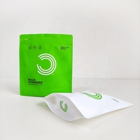 Pochette debout zip-lock en plastique personnalisée sac d'emballage en mylar alimentaire en poudre de protéines de lactosérum en feuille d'aluminium