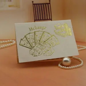 MWALIKO MCHANGO hole sale Tanzania cheap and small wedding cards with gold stamp