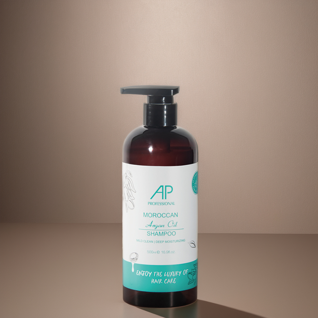 300ML Beauty Cosmetics Hair Care Argan Oil Hair Shampoo Hair for Damaged, Cleansing Dandruff Salon Shampoo