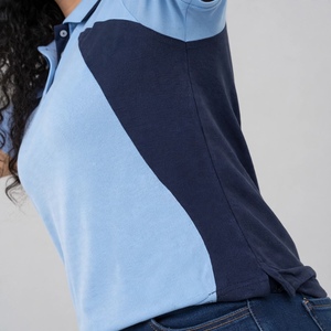 Camiseta Polo de Manga Corta de Algodón Personalizada al por Mayor para Mujer, para Verano, Material de Algodón Transpirable, Camisetas Polo para Mujer - Product Image 5