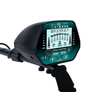 Detector de metales profesional, bobina de búsqueda de 30 cm, pantalla LCD, 6 modos, para adultos, plástico negro, resistente al agua - Product Image 2