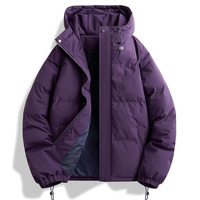 Veste d'hiver réversible en duvet pour homme, grande taille, de haute qualité, imperméable, chaude, coupe-vent, avec capuche, style décontracté, fermeture éclair