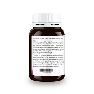 Complément Alimentaire Personnalisé à Base de Mélatonine <span class=keywords><strong>10mg</strong></span> à Action Rapide pour Favoriser le Sommeil – Capsules de Mélatonine pour Adultes - Product Image 3