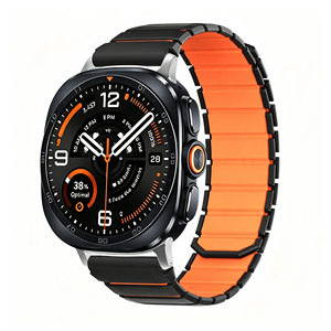 สายนาฬิกาซิลิโคนแม่เหล็กสองสีสำหรับ Samsung Galaxy Watch Ultra2 Ultra - Product Image 3
